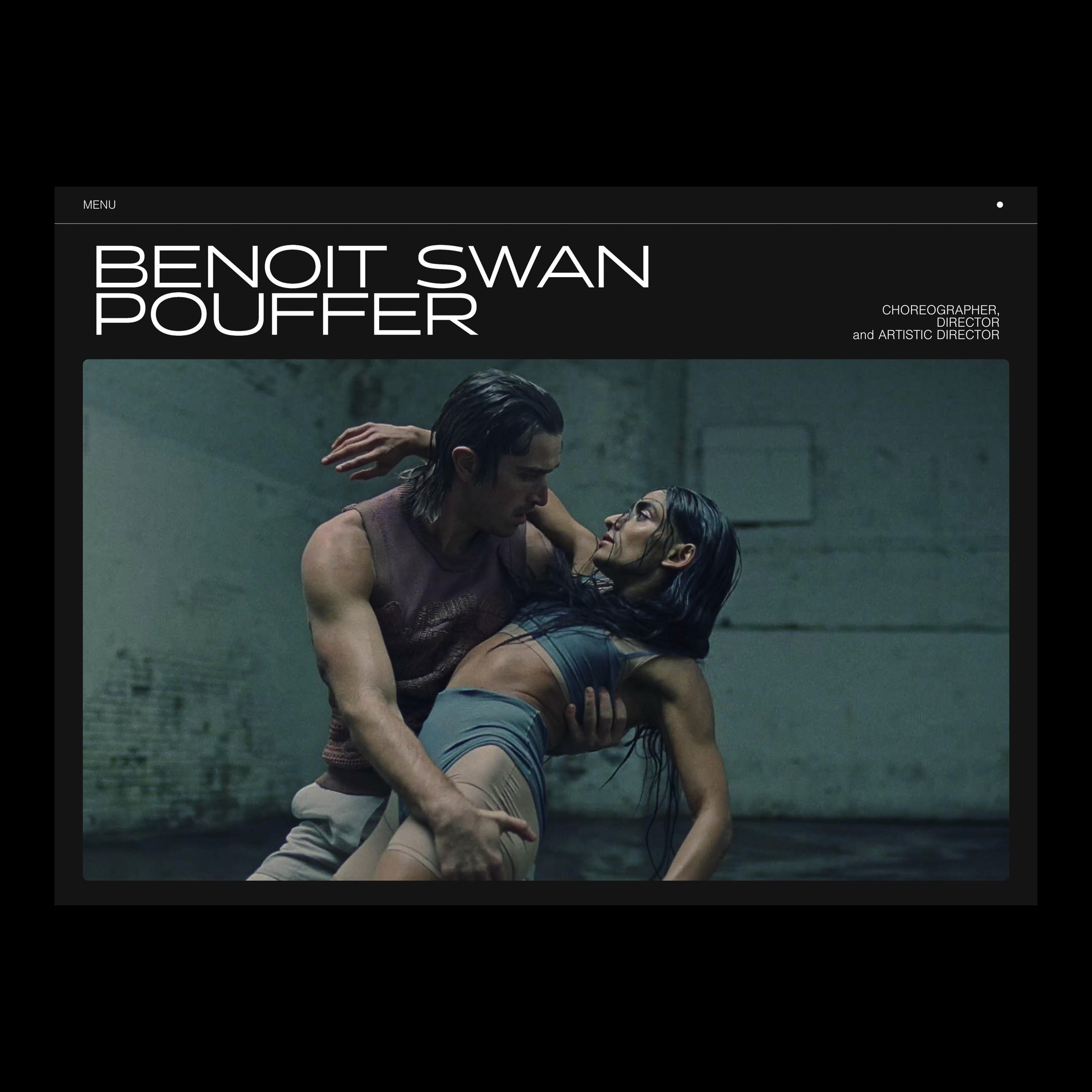 Benoit Swan Pouffer